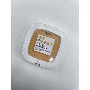 L'Oreal Paris Age Perfect Creamy Powder Foundation 330 Golden Sun New Open Box